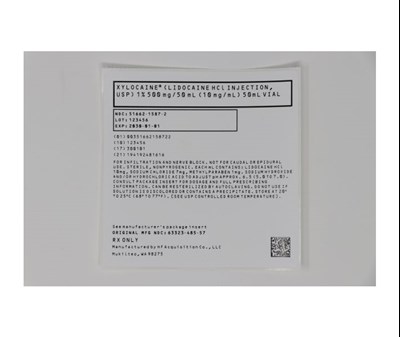Pouch Labeling (51662 1587 2 Pouch Label)